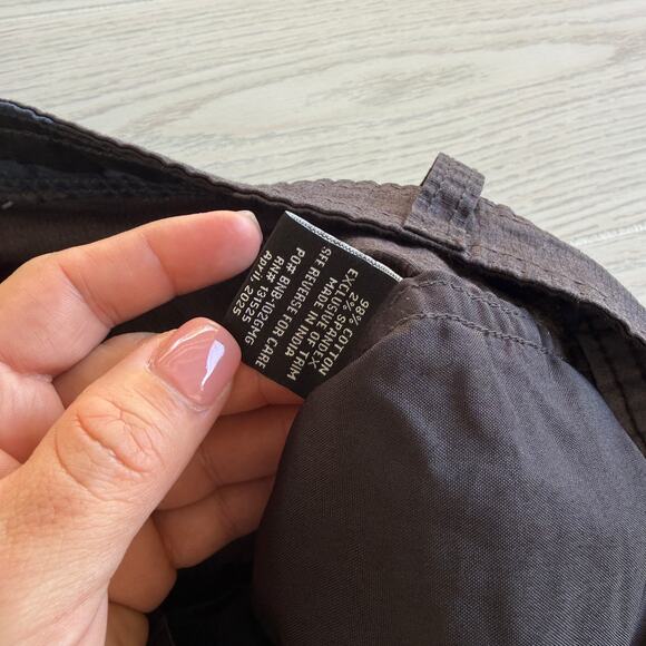 Bowery & Broome Men’s Cargo Shorts Size 34 Dark Gray NWT Flaw - Picture 4 of 7